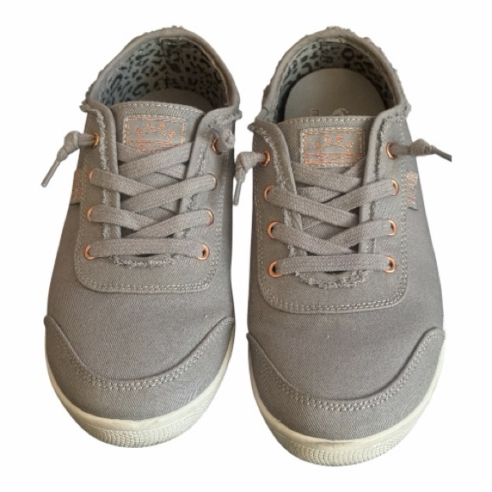 BOBS from Skechers Gray Slip-On Women’s Shoes Size 8 - Picture 2 of 7